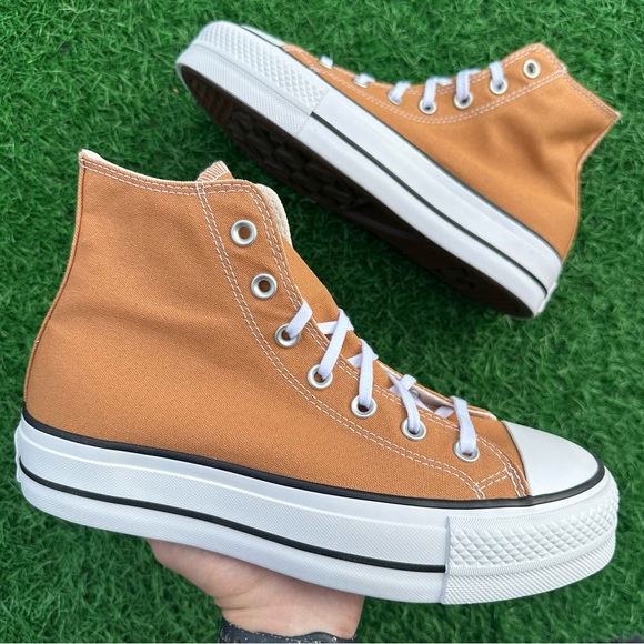 Converse Chuck Taylor All Star Lift Hi Gingerbread - Picture 1 of 13